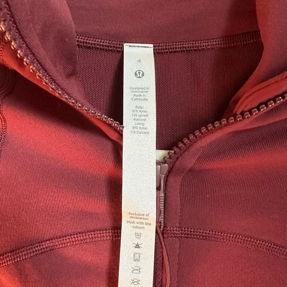 Lululemon Red Merlot Define Jacet - Picture 3 of 5